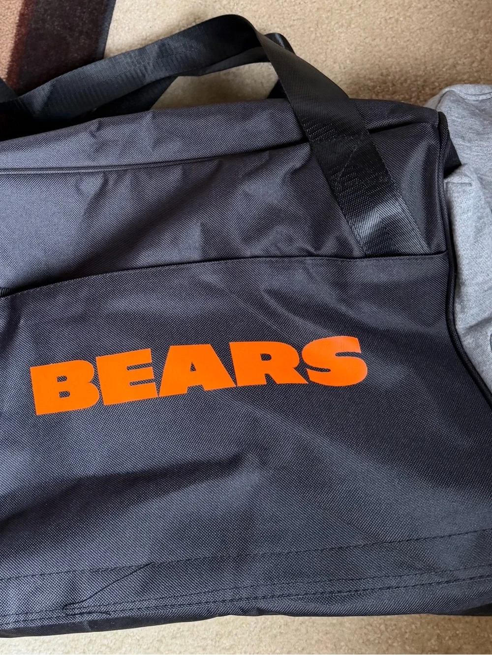 Black & Gray Pet Carrier Hoodie - Team Logo Dog Travel Bag